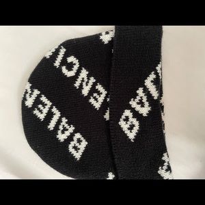 Balenciaga logo beanie